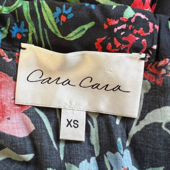 Cara Cara Tory Sleeveless Ruffle Mini Dress Garden Floral Sundress Wedding Guest - Picture 10 of 15